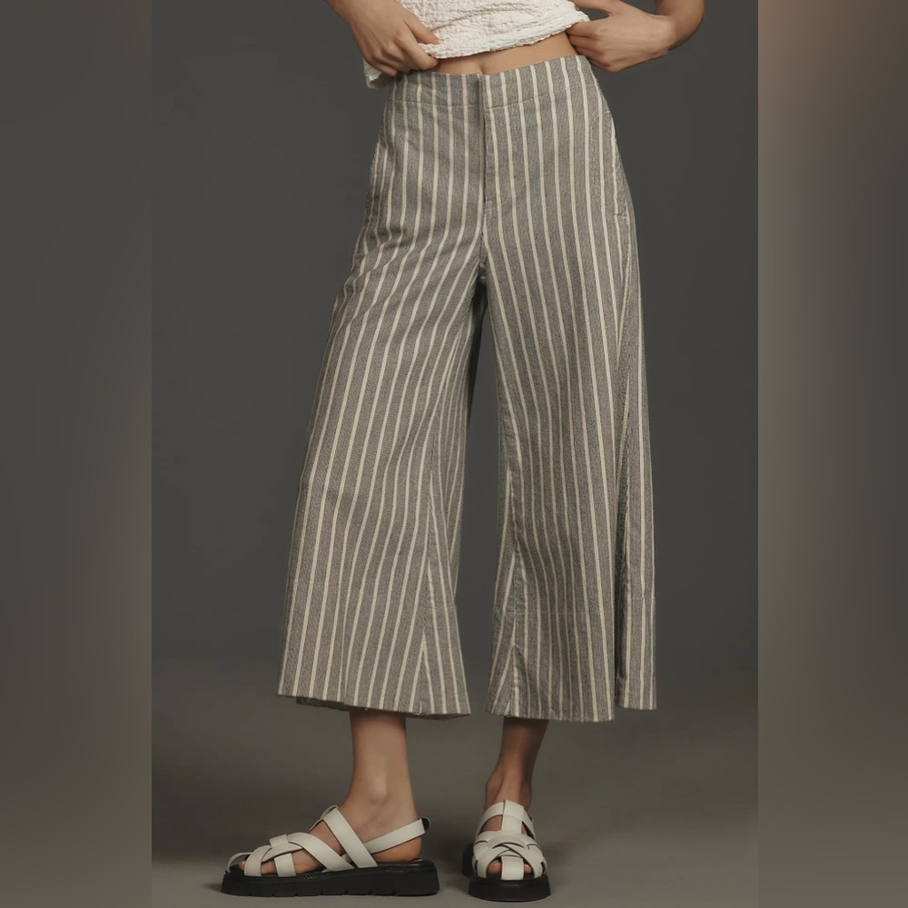 PILCRO FOXGLOVE MID-RISE FLARE PANTS - Picture 4 of 7